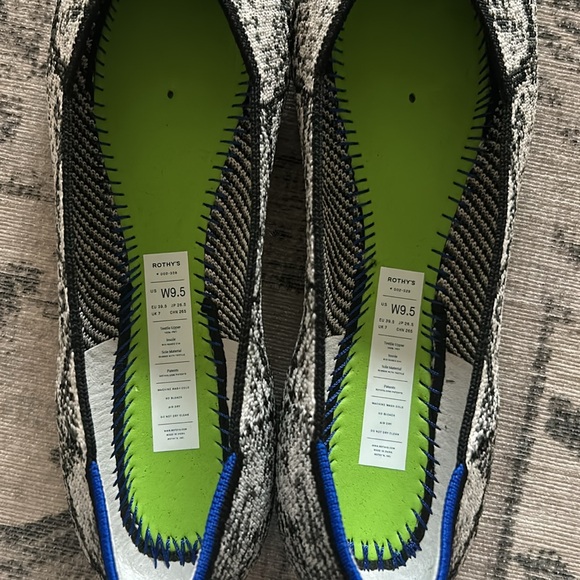 Rothy's The Point flats in Python - Picture 4 of 6